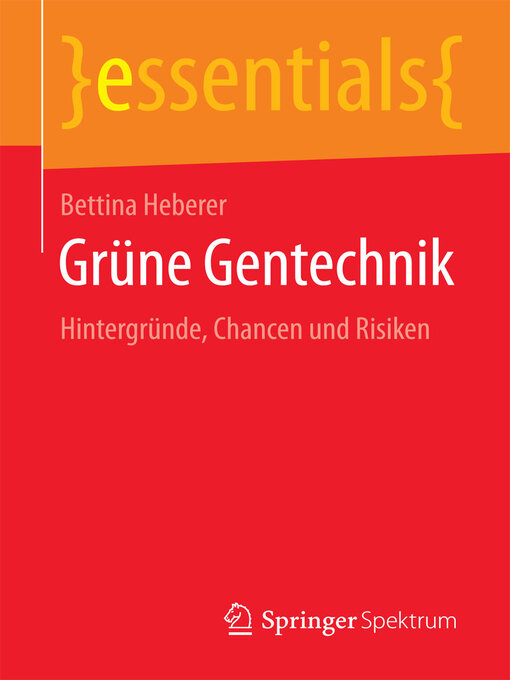 Title details for Grüne Gentechnik by Bettina Heberer - Available